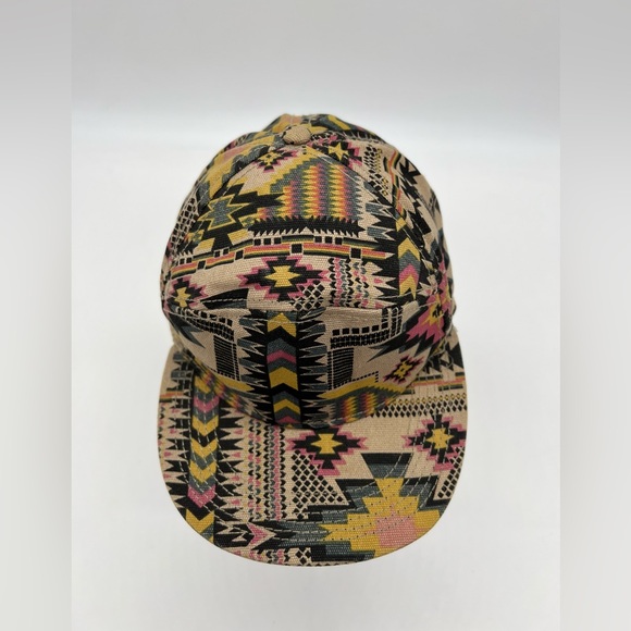 21 Men Hat Cap Strap Back Aztec Southwestern Abstract Design - Picture 2 of 13